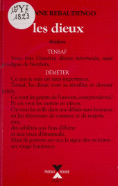 E-book, Les Dieux : Dramaturgie solennelle, Robert Laffont (réédition numérique FeniXX)
