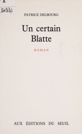 E-book, Un certain Blatte, Seuil (réédition numérique FeniXX)