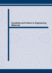 E-book, Durability and Failure in Engineering Materials, Trans Tech Publications Ltd