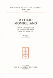 E-book, Attilio Momigliano : atti del Convegno di studi nel centenario della nascita : Firenze, 10-11 febbraio 1984, L.S. Olschki