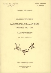 eBook, La nécropole d'Amathonte, École française d'Athènes