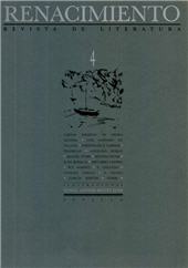 Issue, Renacimiento : revista de literatura : 4, 1990, Renacimiento