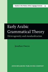 E-book, Early Arabic Grammatical Theory, Owens, Jonathan, John Benjamins Publishing Company