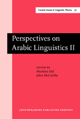 E-book, Perspectives on Arabic Linguistics, John Benjamins Publishing Company