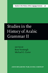 E-book, Studies in the History of Arabic Grammar II, John Benjamins Publishing Company
