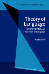 E-book, Theory of Language, Bühler, Karl, John Benjamins Publishing Company