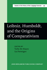 eBook, Leibniz, Humboldt, and the Origins of Comparativism, John Benjamins Publishing Company