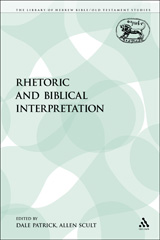 E-book, Rhetoric and Biblical Interpretation, Bloomsbury Publishing