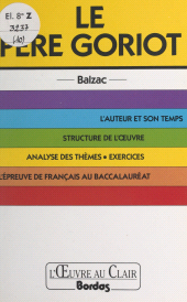 E-book, Le père Goriot, Balzac, Bordas (réédition numérique FeniXX)