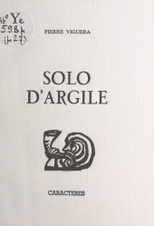 E-book, Solo d'argile, Caractères (réédition numérique FeniXX)