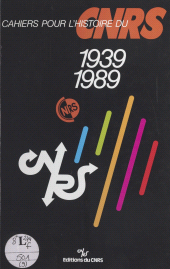 E-book, Cahiers pour l'histoire du CNRS (9) : 1939-1989, CNRS Éditions (réédition numérique FeniXX)