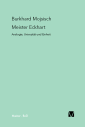 E-book, Meister Eckhart: Analogie, Univozität und Einheit, Felix Meiner Verlag