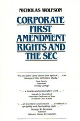 E-book, Corporate First Amendment Rights and the SEC, Wolfson, Nicholas, Bloomsbury Publishing