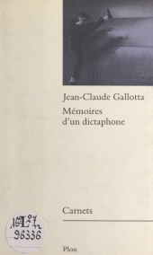 eBook, Mémoires d'un dictaphone : Notes d'un chorégraphe, Plon (réédition numérique FeniXX)