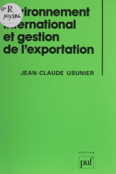 E-book, Environnement international et gestion de l'exportation, Presses universitaires de France (réédition numérique FeniXX)