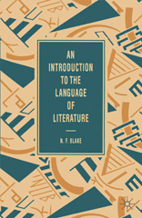 eBook, An Introduction to the Language of Literature, Red Globe Press