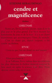 E-book, Cendre et magnificence : Diptyque de la forêt de Senonches, Robert Laffont (réédition numérique FeniXX)