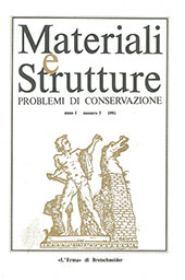 Issue, Materiali e strutture : problemi di conservazione : I, 3, 1991, "L'Erma" di Bretschneider