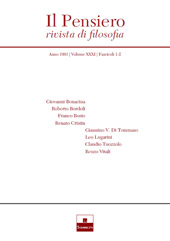 Issue, Il Pensiero : rivista di filosofia : XXXI, 1/2, 1991, InSchibboleth