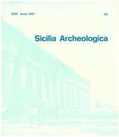 Fascicule, Sicilia archeologica : XXIV, 75, 1991, "L'Erma" di Bretschneider