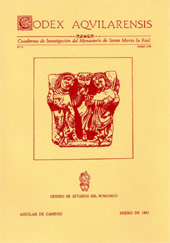 Fascicule, Codex Aqvilarensis : Cuadernos de Investigación del Monasterio de Santa María la Real : 4, 1991, Fundación Santa María la Real