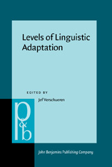 eBook, Levels of Linguistic Adaptation, John Benjamins Publishing Company