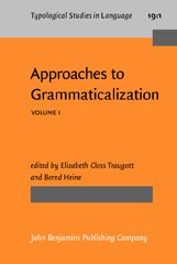 eBook, Approaches to Grammaticalization, John Benjamins Publishing Company