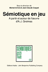 E-book, Semiotique en jeu, John Benjamins Publishing Company