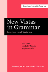 E-book, New Vistas in Grammar, John Benjamins Publishing Company