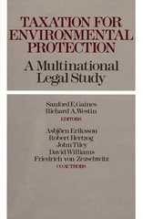 eBook, Taxation for Environmental Protection, Eriksson, Asbjorn, Bloomsbury Publishing
