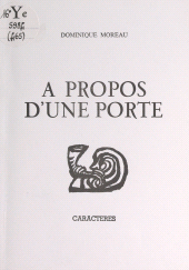 E-book, À propos d'une porte, Caractères (réédition numérique FeniXX)