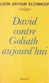 E-book, David contre Goliath aujourd'hui, Fayard (réédition numérique FeniXX)