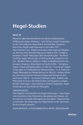 E-book, Hegel-Studien Band 26, Felix Meiner Verlag