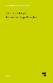 E-book, Transcendentalphilosophie (1800-1801), Felix Meiner Verlag