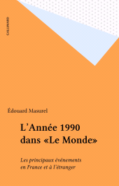 E-book, L'Année 1990 dans "Le Monde", Gallimard (réédition numérique FeniXX)
