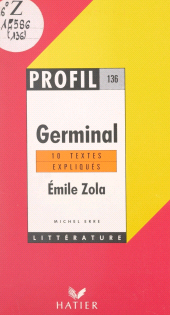 E-book, Germinal, 1885, Émile Zola, Hatier (réédition numérique FeniXX)