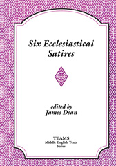 E-book, Six Ecclesiastical Satires, Medieval Institute Publications