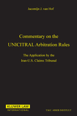 eBook, Commentary on the UNCITRAL Arbitration Rules, Wolters Kluwer