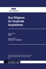 E-book, Due Diligence for Corporate Acquisitions, Kluwer Law International