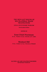 E-book, The New GATT Round of Multilateral Trade Negotiations : Legal and Economic Problems, Wolters Kluwer