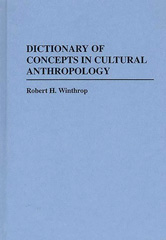 E-book, Dictionary of Concepts in Cultural Anthropology, Bloomsbury Publishing