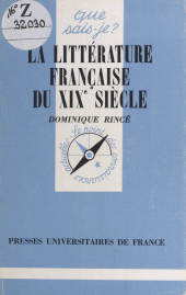 E-book, La littérature française du XIXe siècle, Presses universitaires de France (réédition numérique FeniXX)