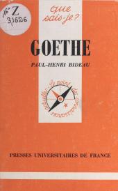 E-book, Goethe, Presses universitaires de France (réédition numérique FeniXX)