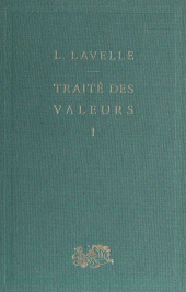 eBook, Traité des valeurs (1) : Théorie générale de la valeur, Presses universitaires de France (réédition numérique FeniXX)