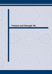 E-book, Fracture and Strength '90, Trans Tech Publications Ltd