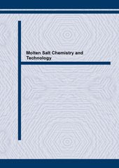 E-book, Molten Salt Chemistry and Technology, Trans Tech Publications Ltd