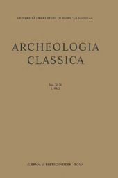 Article, Un corredo funerario etrusco da Torrimpietra e gli affibbiagli bronzei a traverse interne, "L'Erma" di Bretschneider