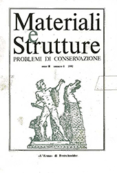 Fascículo, Materiali e strutture : problemi di conservazione : II, 1, 1992, "L'Erma" di Bretschneider