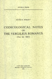 eBook, Codicological notes on the Vergilius Romanus : Vat. lat. 3867, Wright, David H., Biblioteca apostolica vaticana