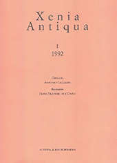 Fascicule, Xenia Antiqua : I, 1992, "L'Erma" di Bretschneider